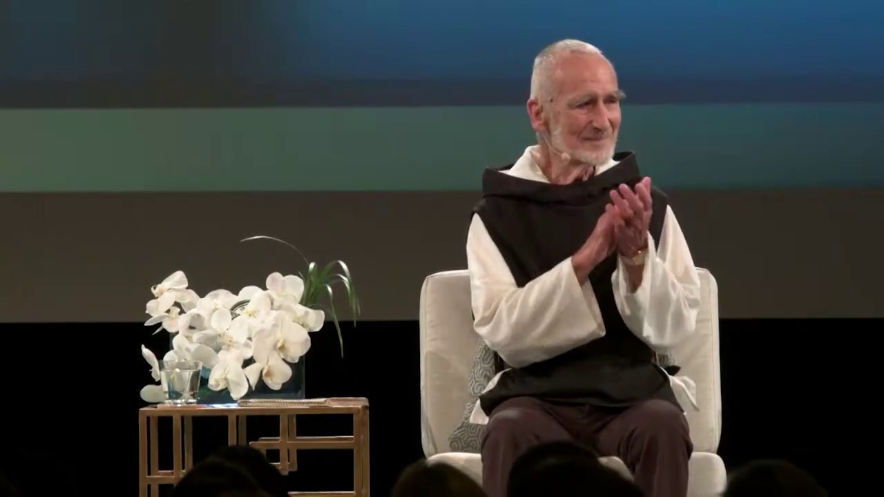Br. David Steindl-Rast at the Eckhart Tolle Foundation’s “Living a Life of Presence” event
