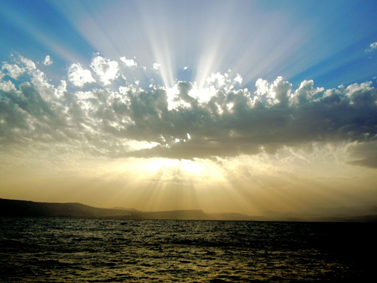 light coming out of clouds revelation