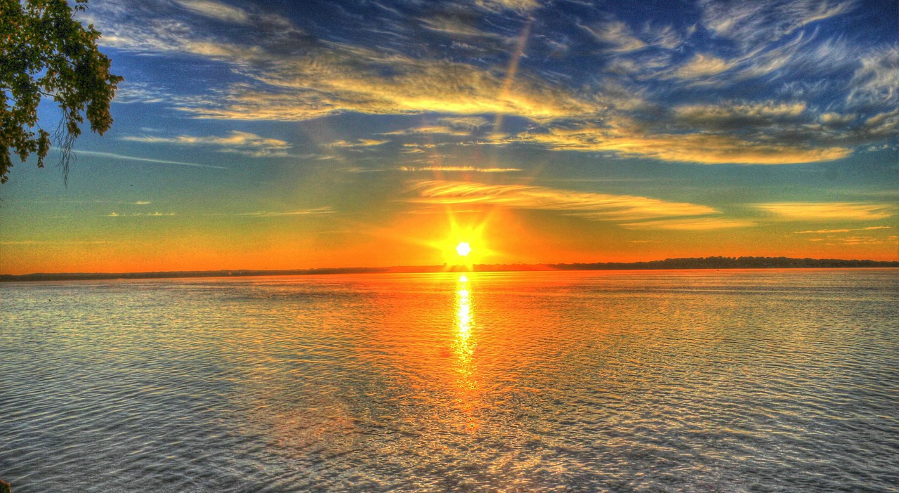 sunrise ocean