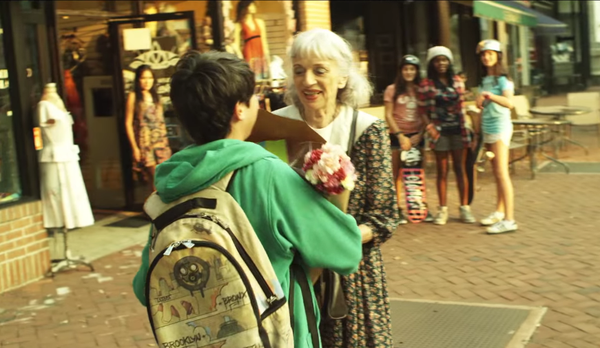 kindness boy old woman